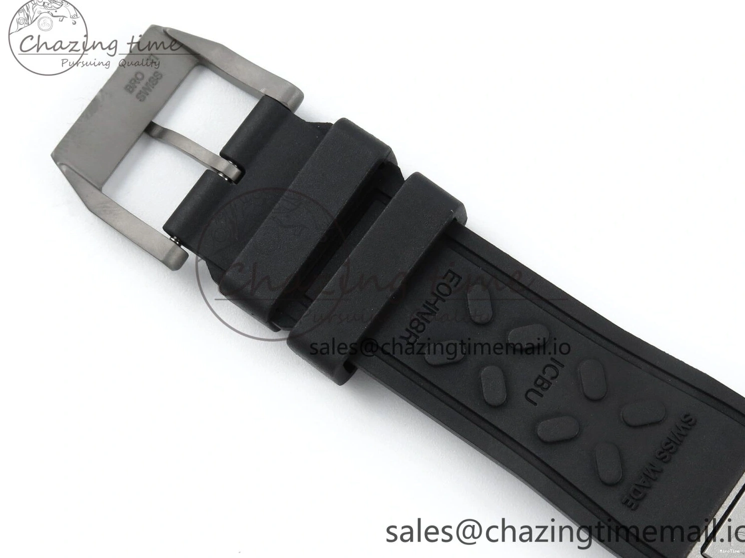 MIROTIME 0424 Pilot Top Gun IW326901 M+F 1:1 Best Edition Black Dial on Black Rubber Strap A SportInspired 6999